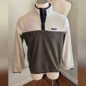 Lands End Mens Fleece Pullover Large